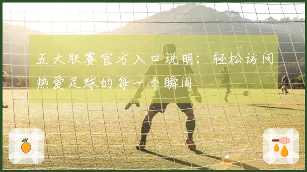 五大联赛官方入口说明：轻松访问热爱足球的每一个瞬间